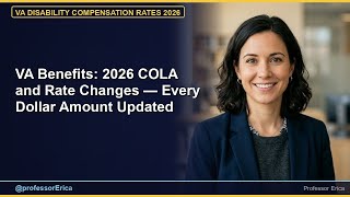 VA Benefits: 2026 COLA and Rate Changes — Every Dollar Amount Updated