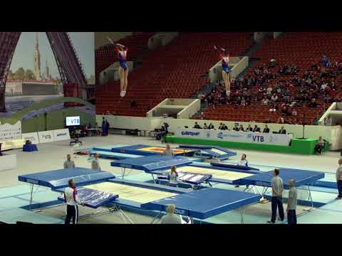 Russian Federation 1 (RUS) W - 2018 Trampoline Worlds, St. Petersburg (RUS) - Qualif Synchro R2