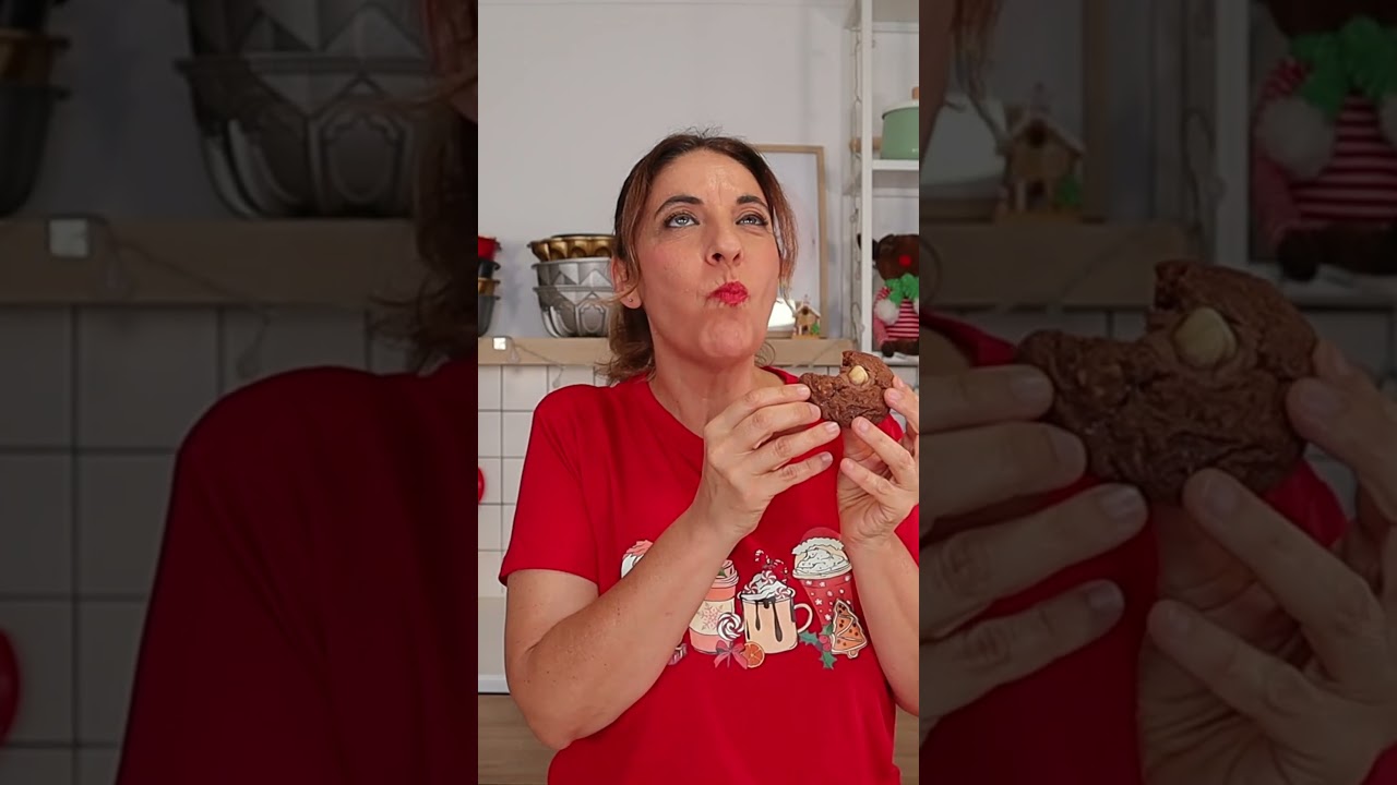 Calendário do Advento 3: Cookies Ferrero Rocher- receita no meu canal.
