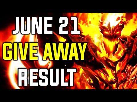 JUNE SHADOW FIEND ARCANA GIVEAWAY RESULT!!!