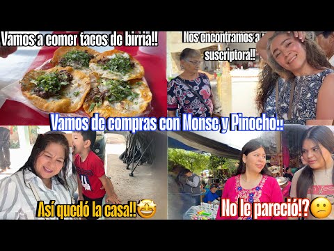 VAMOS DE COMPRAS CON PINOCHO Y MONSE🤗ASÍ QUEDÓ LA CASA 🏡 NO LES PARECIÓ⁉️