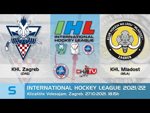 IHL 2021/22 Seniori - KHL Zagreb vs KHL Mladost