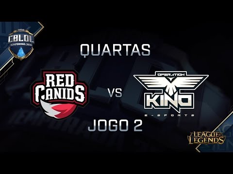 Red x Kino (Quartas - Jogo 2) CBLoL 2016 - 1ª Etapa