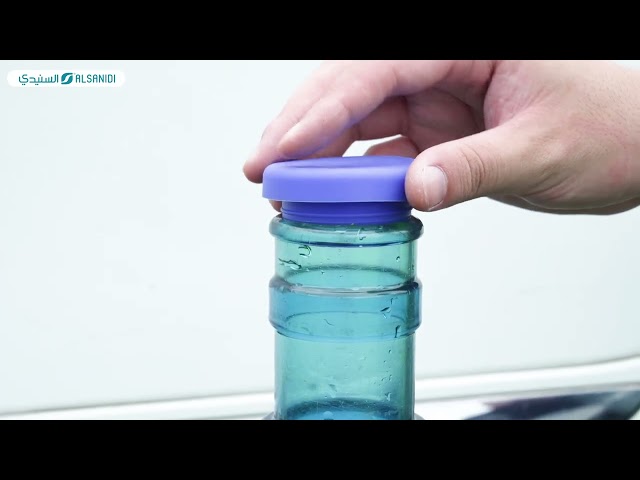 غطاء قارورة مياه غير قابل للتسرب 5.8* 2 سم- يمنع التسرب تمامًا، آمن مع السوائل، سهل التركيب والإزالة،ضمان سنتان