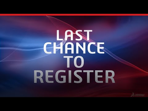 Last chance to GET 50% OFF your 3DEXPERIENCE World registration!  Act now!