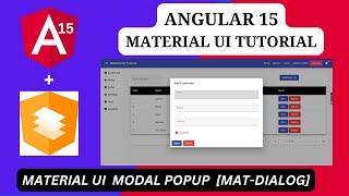 Download the video "MAT-DIALOG | Modal popup in angular material UI (Data transfer + Reactive forms) | Nihira Techiees"