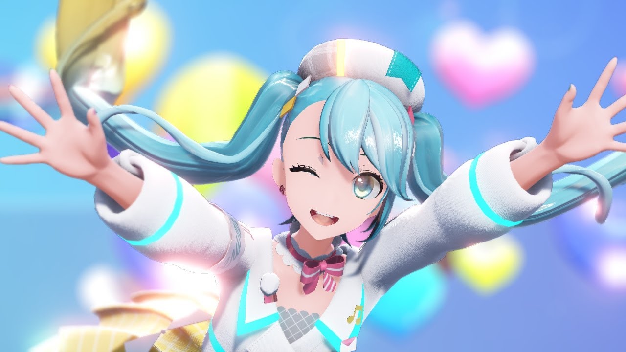 初音ミク「Watch me!」4KMMD🌈🎈