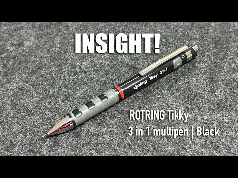 INSIGHT! Rotring Tikky 3 in 1 - 1904360 – Multipen with Gravity Switch