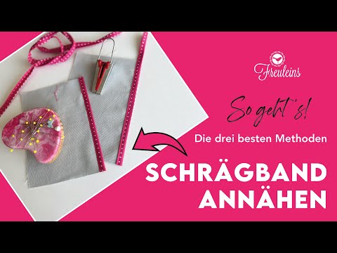 Schrägband annähen - Nähtipp