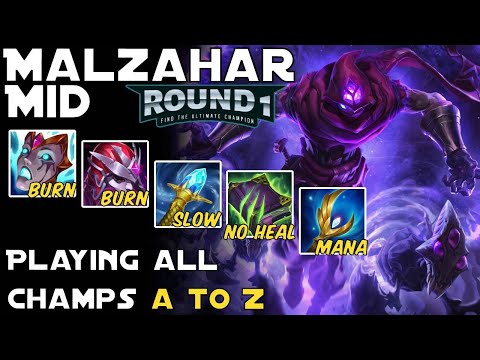 MALZAHAR vs YASUO MIDLANE - Season 12 - League of Legends - Round 1