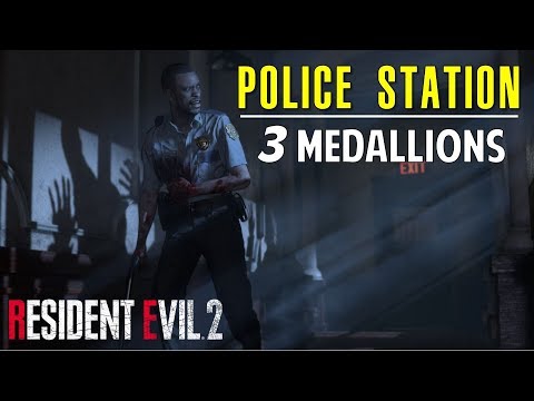 How to Get the 3 Medallions | Police Station | Location of Medallions | Resident Evil 2