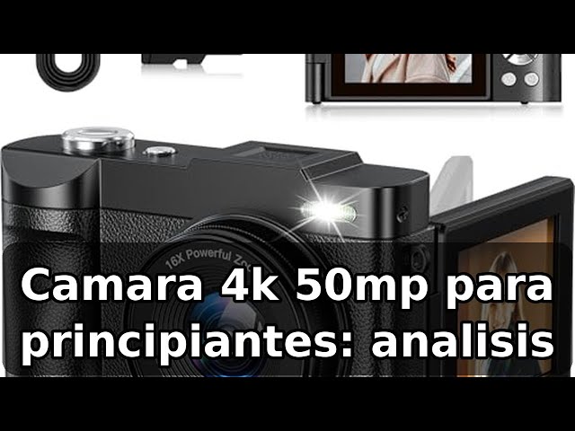 Vídeo relacionado con Teoryieer Cámara Digital, Cámara Compacta Digital 4K de 64 MP, Tarjeta de 32 GB, Antivibración, Zoom de 18 Aumentos, Cámara para Vlogs para Adolescentes y Adultos Principiantes (Cuero Negro)