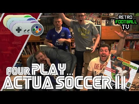 Actua Soccer 2 | Four Player Madness! | Retro Football TV