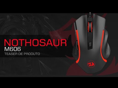 Mouse Gamer Redragon Nothosaur, 3200 DPI, 6 Botões Programáveis, White, M606W