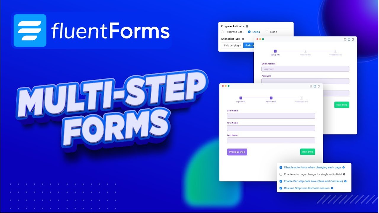 How to Create a Multi-Step Form in WordPress | Fluent Forms