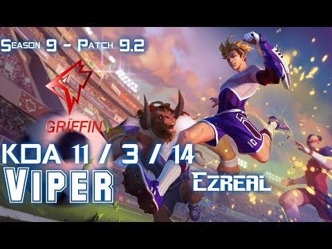 GRF Viper EZREAL vs KAI'SA ADC - Patch 9.2 KR Ranked