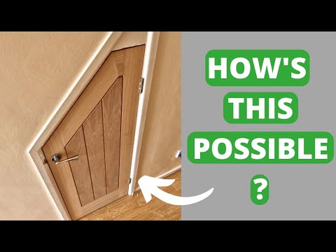 Understairs Oak Cupboard Door Build! #carpentry #woodworking #tips #oak