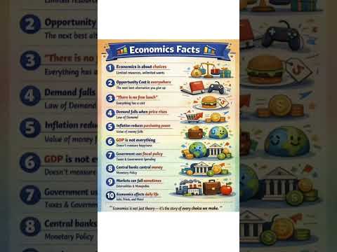 Thumbnail for 10 Economics Facts That Explain Your Life||Basic Economics Explained||Why Nothing is Actually Free by Macroeconomics
