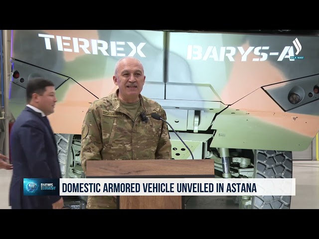 Astana’da yerli üretim zırhlı araç tanıtıldı