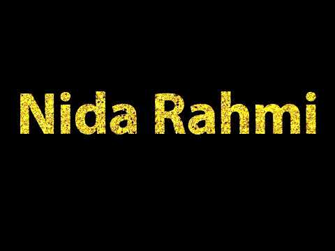 How To Pronounce Nida Rahmi ندى رحمى