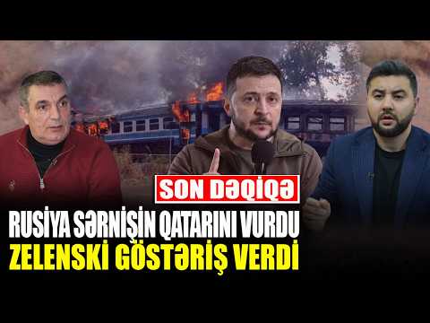 Rusiya sərnişin qatarını vu*rdu - Zelenski göstəriş verdi - Natiq Cəfərli - Prime TV