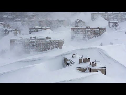 Ice Age Has Arrived in Russia | 18 Meters of Snow Buries Kamchatka | 367 Dead