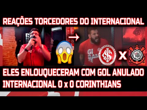 REAÇÕES RÁDIO INFERNO - OS COLORADOS FICARAM PISTOLA NO FINAL - INTER 0x0 CORINTHIANS.