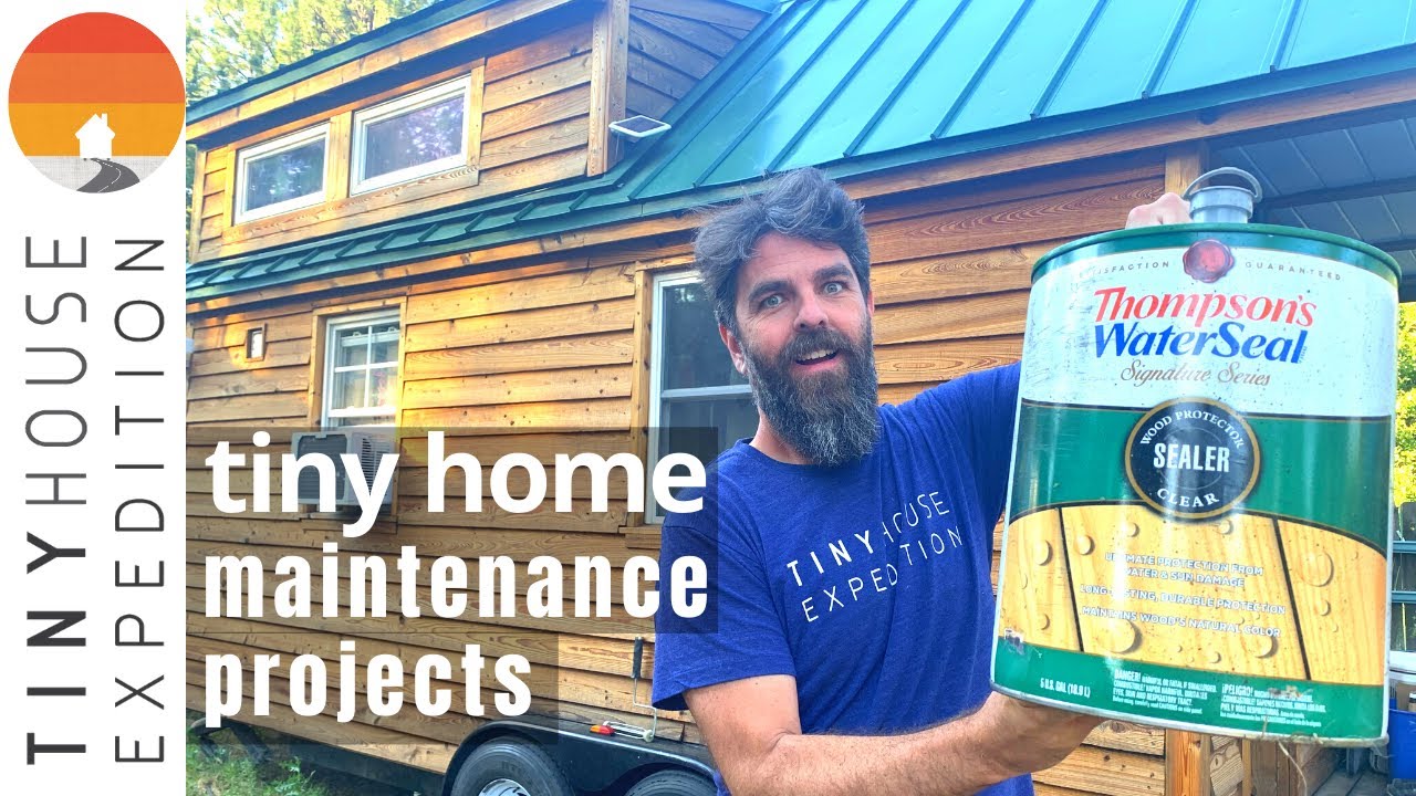 Tiny House Maintenance: Sealing Siding & Trailer Rust Repair