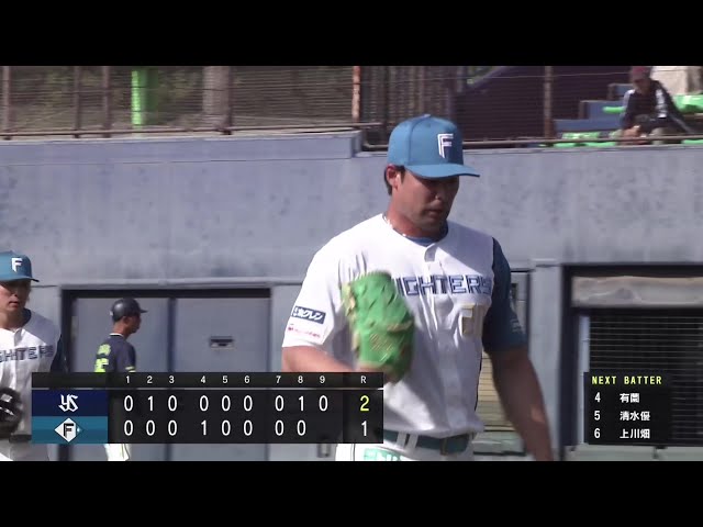 【ファーム】ファイターズ・上原健太 1イニングを3者凡退に抑える好投で流れを呼び込む!! 2025年5月7日 北海道日本ハムファイターズ 対 東京ヤクルトスワローズ