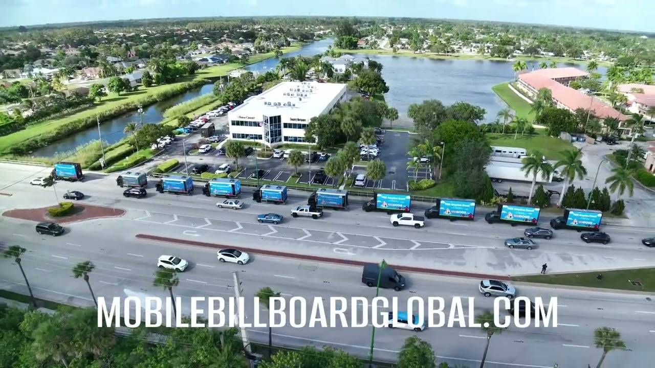 Mobile Billboard Global truck campaign in motion — from the Mobile Billboard Global campaign video