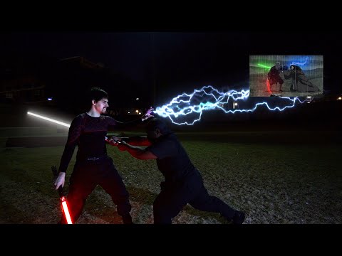 Lightsaber Duel Ended by FORBIDDEN Lightsaber Technique