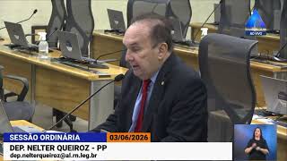 NELTER QUEIROZ REGISTRA PESAR PELO FALECIMENTO DE ELACILDA COSTA, DE AFONSO BEZERRA