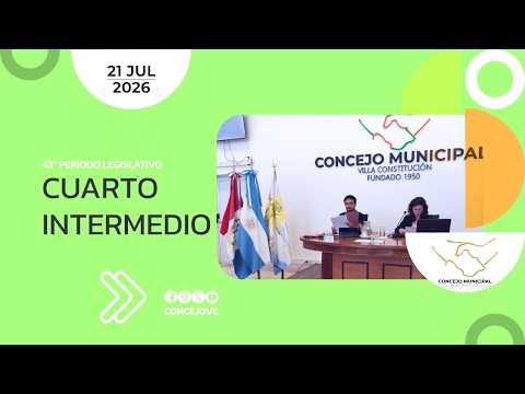Cuarto Intermedio de la Sesión Autoconvocada 17JUL2026