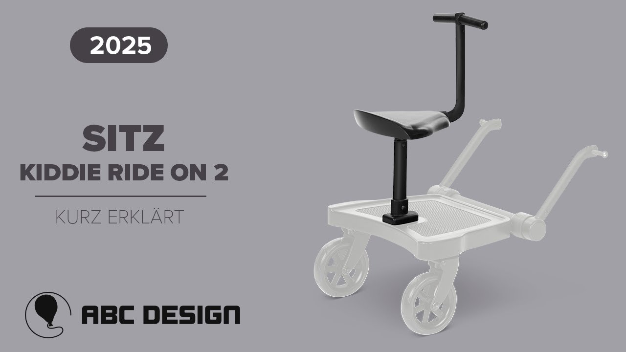 ABC Design Buggyboard Kiddie Ride on 2 Sitz ABC Design Buggyboard Kiddie Ride on 2 Sitz