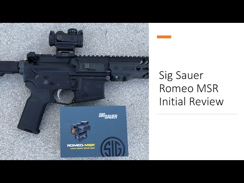 Sig Sauer Romeo MSR Green Dot Review