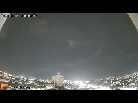 Ao vivo - Céu de Lorena-SP e Serra da Mantiqueira - 08-09/12/2025