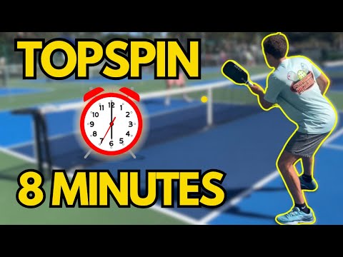 Learn Topspin in Just 8 Minutes in Pickleball (BEST Explanation)