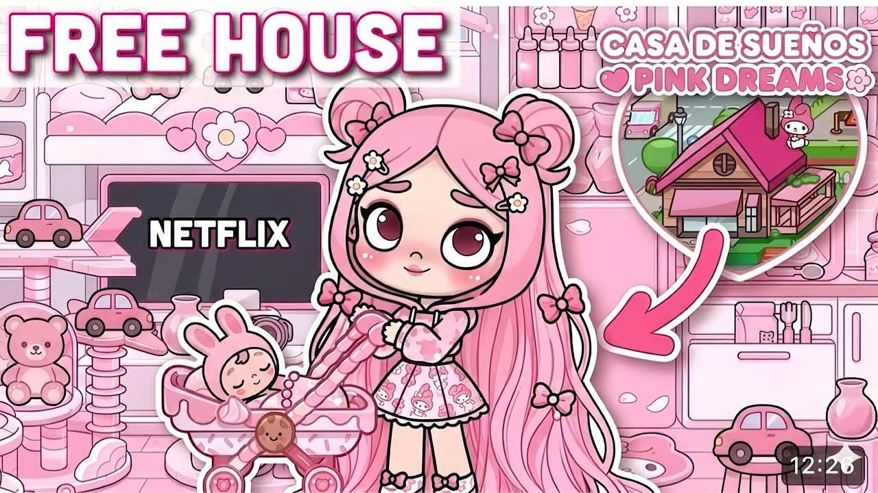 I Built a FREE Small Pink House! 💖🏠 Avatar World | Pazu