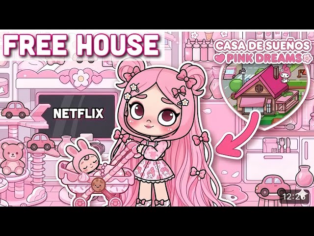 I Built a FREE Small Pink House! 💖🏠 Avatar World | Pazu