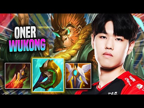 ONER IS A BEAST WITH WUKONG! - T1 Oner Plays Wukong JUNGLE vs Qiyana! | Season 2022