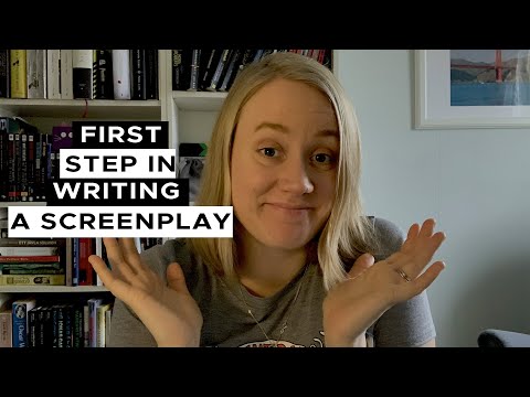 First step in writing a screenplay