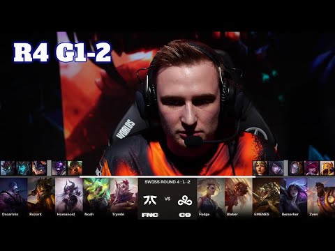 C9 vs FNC - Game 2 | Day 6 LoL Worlds 2023 Swiss Stage | Cloud 9 vs Fnatic G2 full