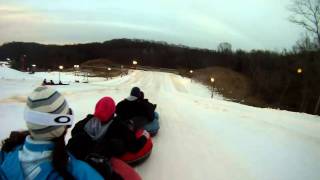 preview picture of video 'Snow Creek Tubing 2'