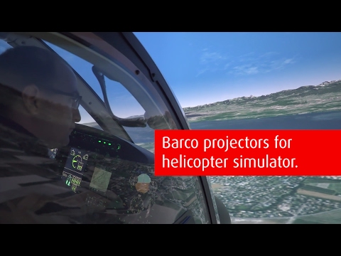 Barco helps bring certified realism to TRU’s full-motion Bell 429 simulator