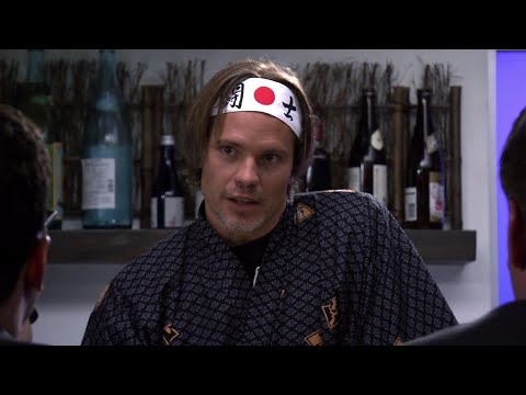 Introducing Wesley-san - Timothy Olyphant's white Sushi Chef - The League (2012) S4E03