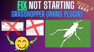 Grasshopper (Rhino Plugin) Not Opening Fix Launch Issues & Black Screen (2026)