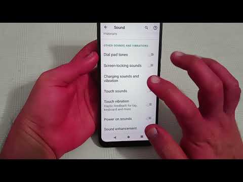 how to disable power on sound in LG k42, LG k42 power on sound