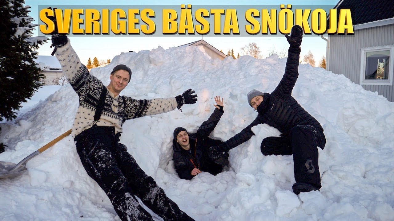 BYGGER SVERIGES BÄSTA SNÖKOJA!