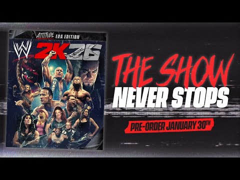 FIRST LOOK AT WWE2K26 ATTITUDE ERA EDITION PRE-ORDER NEXT FRIDAY!