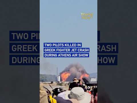 Two pilots killed in Greek fighter jet crash during Athens air show